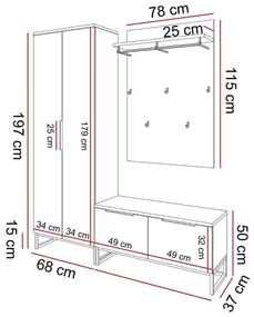 PREDSIEŇOVÁ STENA VALBO DUB ARTISAN