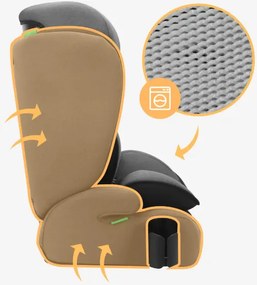 Autosedačka Zooma 25 i‑Size čierna / sivá