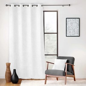 Biely záves zo ženilky 140x260 cm Leo – douceur d'intérieur