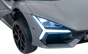 Elektrické autíčko Lamborghini Revuelto XL sivé