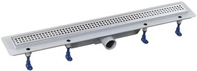Polysan Polysan, INDY sprchový kanálik s nerezovým roštom, superflow, DN50, 710x122x65 mm, 73641