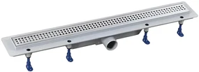 Polysan Polysan, INDY sprchový kanálik s nerezovým roštom, superflow, DN50, 710x122x65 mm, 73641