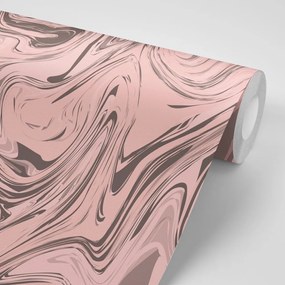 Tapeta abstraktný vzor v staroružovom odtieni - 450x300