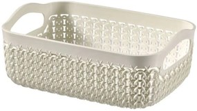 CURVER KNIT A6 Košík 19,4 x 13,6 x 7,4 cm 1,3L krémový 00772-X64