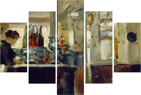Obraz - Style of Edouard Manet, Bon Bock Cafe, reprodukcia (150x105 cm)