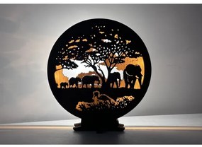 Li-Go 23610/DUB2 - LED Stmievateľná stolná dekorácia LED/12W/230V 20x22 cm dub