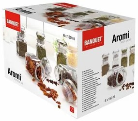 Banquet Sada koreničiek Aromi 150 ml, 6 ks