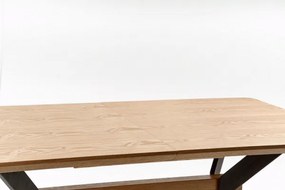 Jedálenský rozťahovací stôl BACARDI 160-220 cm, prírodný dub