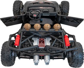 Ramiz Detská pretekárska bugina na batérie 5 Čierna + motory 2x200W + diaľkové ovládanie + zvuková LED dióda + pomalý štart
