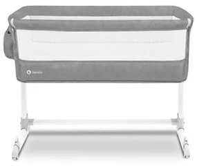 Lionelo - Cestovná postieľka THEO Concrete