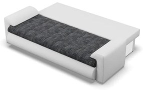 Trojmiestna rozkladacia sedačka FORESTA popolová / biela