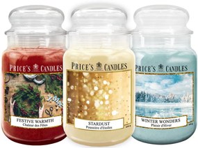 Price´s Set 3 MAXI vánočních svíček Price's