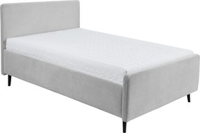 XXXLutz ČALÚNENÁ POSTEĽ, 140/200 cm svetlosivá MID.YOU - Online Only spálne - 002220052706