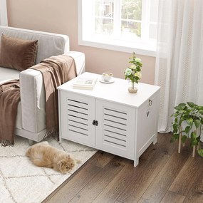 Mačacia toaleta Sparky 60 cm biela