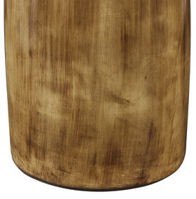 Terakota Dekoratívna váza 50 Tmavé drevo Strieborná CYRENE Beliani
