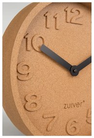 Korkové nástenné hodiny Zuiver Cork, ø 31 cm