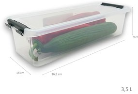 Orion 2. akosť - Úložný box, organizér, do chladničky (3,5l) ČERSTVÝ - 36,5 x 14 x 9 cm