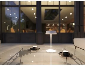 LED Stmievateľná solárna nabíjacia stolná lampa VIVIEN LED/3W/5V 2700K IP54 biela