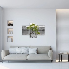 Obraz stromu uprostred jazera (90x60 cm)