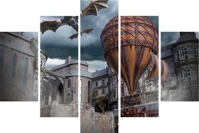 Obraz - Surrealistická krajina (150x105 cm)