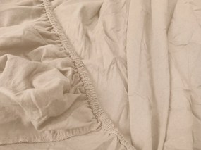 Jersey plachta BASIC béžová 90 x 200 cm