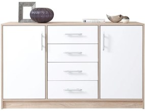 Komoda Smart SRK1 dub sonoma / biely