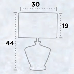 Searchlight EU4552CC - Stolná lampa NETWORK 1xE27/60W/230V