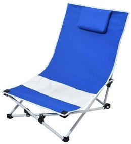 Záhradné ležadlo modré