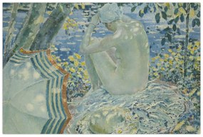 Obraz - Frederick Carl Frieseke, On the Bank, reprodukcia (90x60 cm)