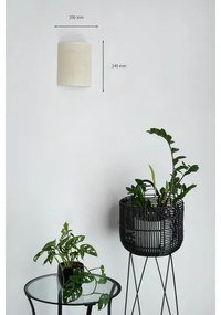 Brilagi - Nástenné svietidlo SEMI 1xE27/15W/230V pr. 20 cm krémová