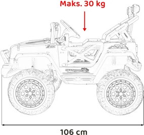 Elektrické autíčko OFF ROAD Speed zelené