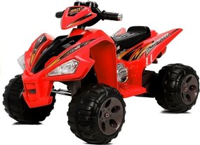 LEAN CARS Štvorkolka na batérie Big Wheels Red