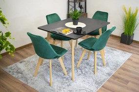 TRENDIE Jedálenský stôl BENY 120x80 čierny