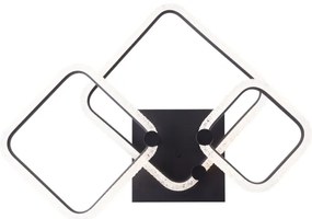 Brilliant - stmievateľné LED stropné svietidlo AYDIN LED/34W/230V čierna + s diaľkovým ovládaním