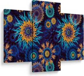 Obraz - 3D kvety (90x60 cm)