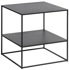 Pebble príručný stolík čierny 50x50 cm