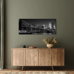 Obraz Brooklyn mosta v New Yorku (120x50 cm)