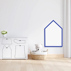 Toptabule.sk  Magnetická tabuľa Domček v drevenom ráme + 7 farieb rámu