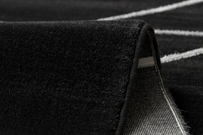 Koberec EMERALD 7543  čierno / strieborný