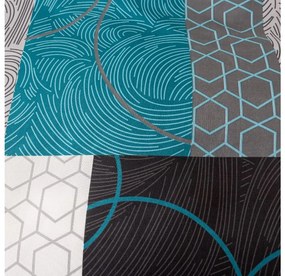 Obliečky z mikrovlákna LUREVO, sivomodré Rozmer obliečky: 70 x 80 cm | 140 x 200 cm