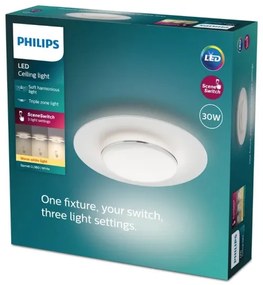 Philips- LED Stmievateľné stropné svietidlo GARNET SCENE SWITCH LED/30W/230V 2700K