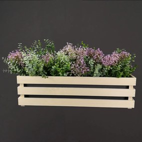 AMADEA Drevený obal na kvetináč, 62x21,5x17cm Český výrobok