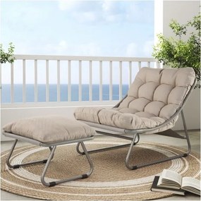 MI Kreslo s podnožkou a stolíkom CLOUD (B)