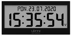 Digitálne hodiny s češtinou LAVVU Modig riadené rádiovým signálom LCX0011 37cm
