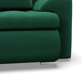 Sedacia súprava FORESTA ULL Kronos v tvare U fľaškovo zelená