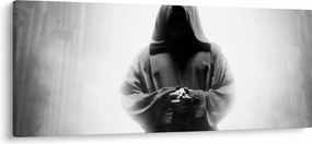 Obraz - Mních v kláštore (120x50 cm)