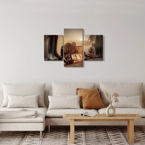 Obraz - Rybárske zátišie (90x60 cm)