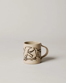Ferm Living Kameninový hrnček Vuelo Cream 300 ml