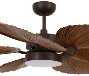 Stropný ventilátor Bali LED svietidlo bronzová