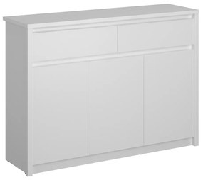 Komoda 3D2S, biela, ERODIN